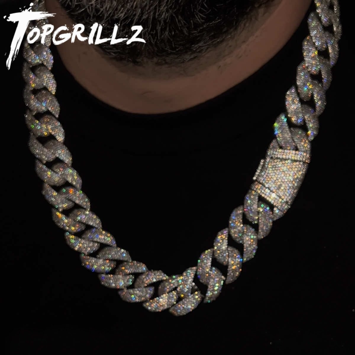 Ожерелье TOPGRILLZ 24 мм, куби – обзор и цена Cuban Link Chain 12Mm