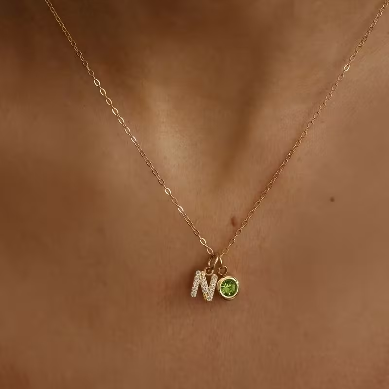 Индивидуальное ожерелье с иниц – обзор и цена Custom Name Necklace Stainless Steel