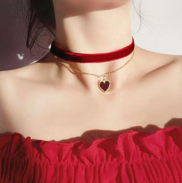 Романтическое двухслойное коль – обзор и цена Layered Pendant Necklace Aesthetic