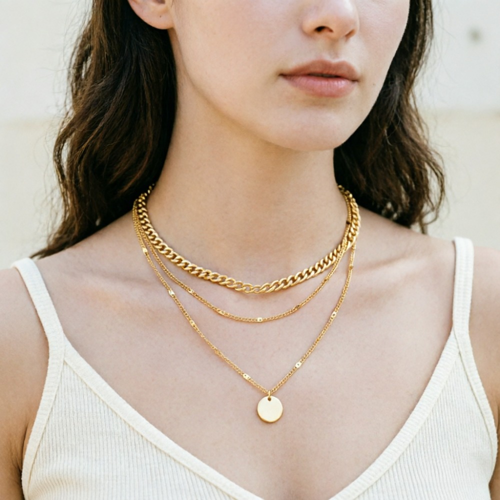 Эстетичные модные винтажные мн – обзор и цена Layered Pendant Necklace Aesthetic