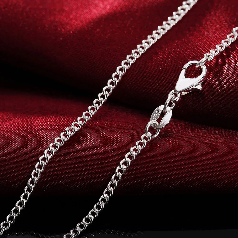 Классическое ожерелье из стерл – обзор и цена 925 Sterling Silver Chain Necklace Men