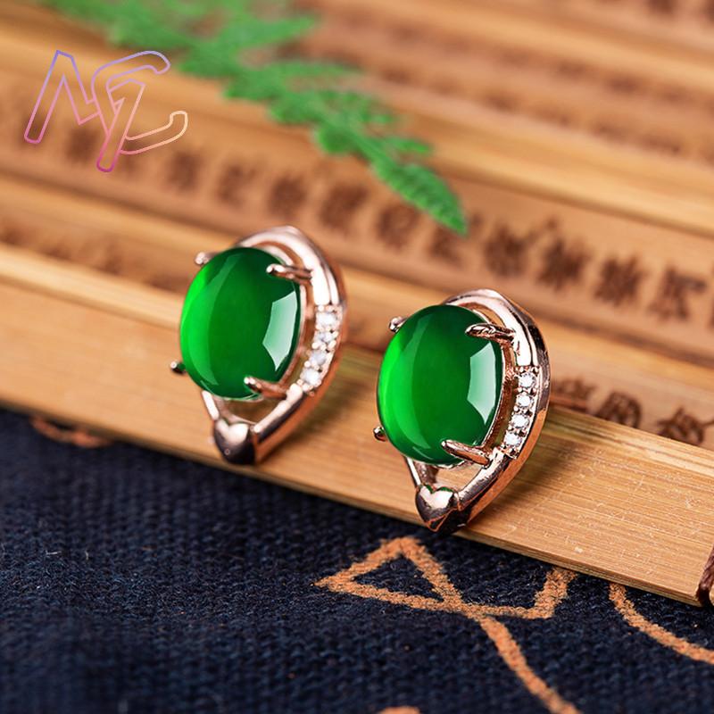 Серьги-гвоздики с натуральным  – обзор и цена Earrings
