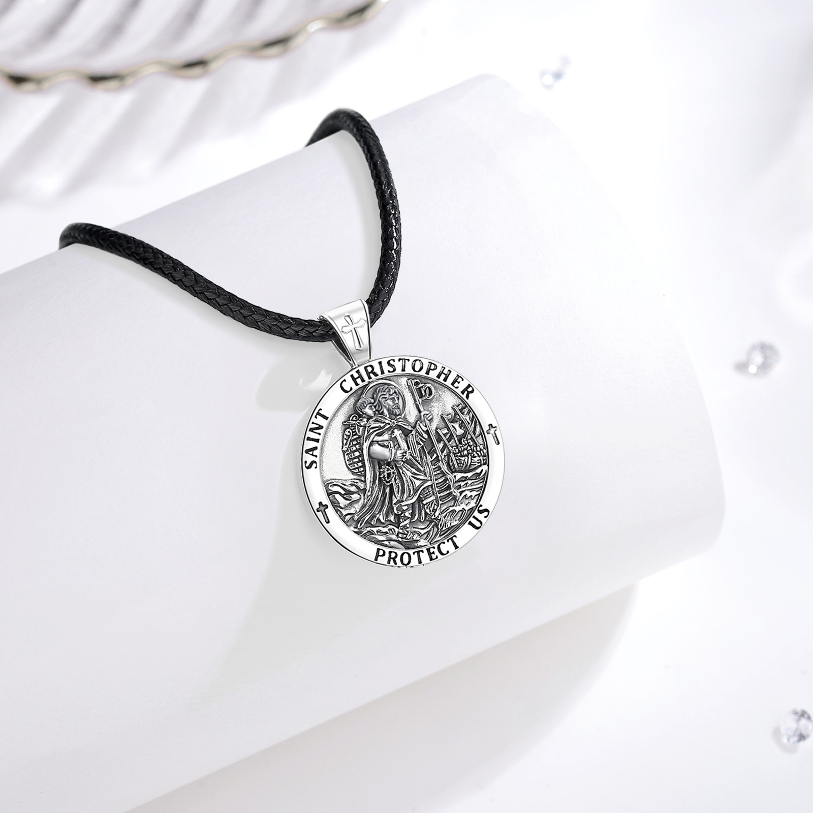 Eudora, новинка, стерлинговое  – обзор и цена 925 Sterling Silver Chain Necklace Men