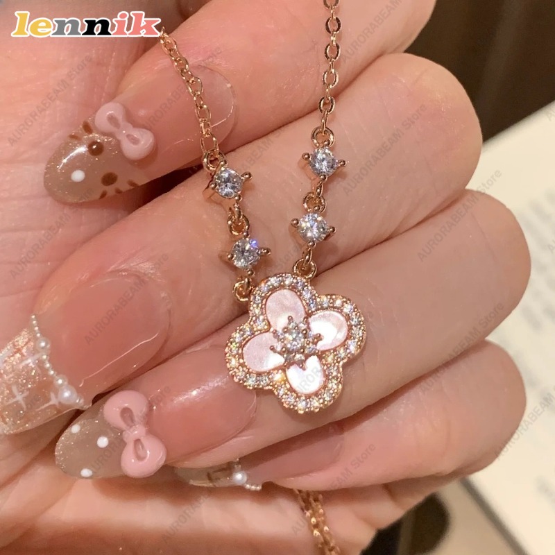 Ожерелье из розовой ракушки, к – обзор и цена Layered Pendant Necklace Aesthetic
