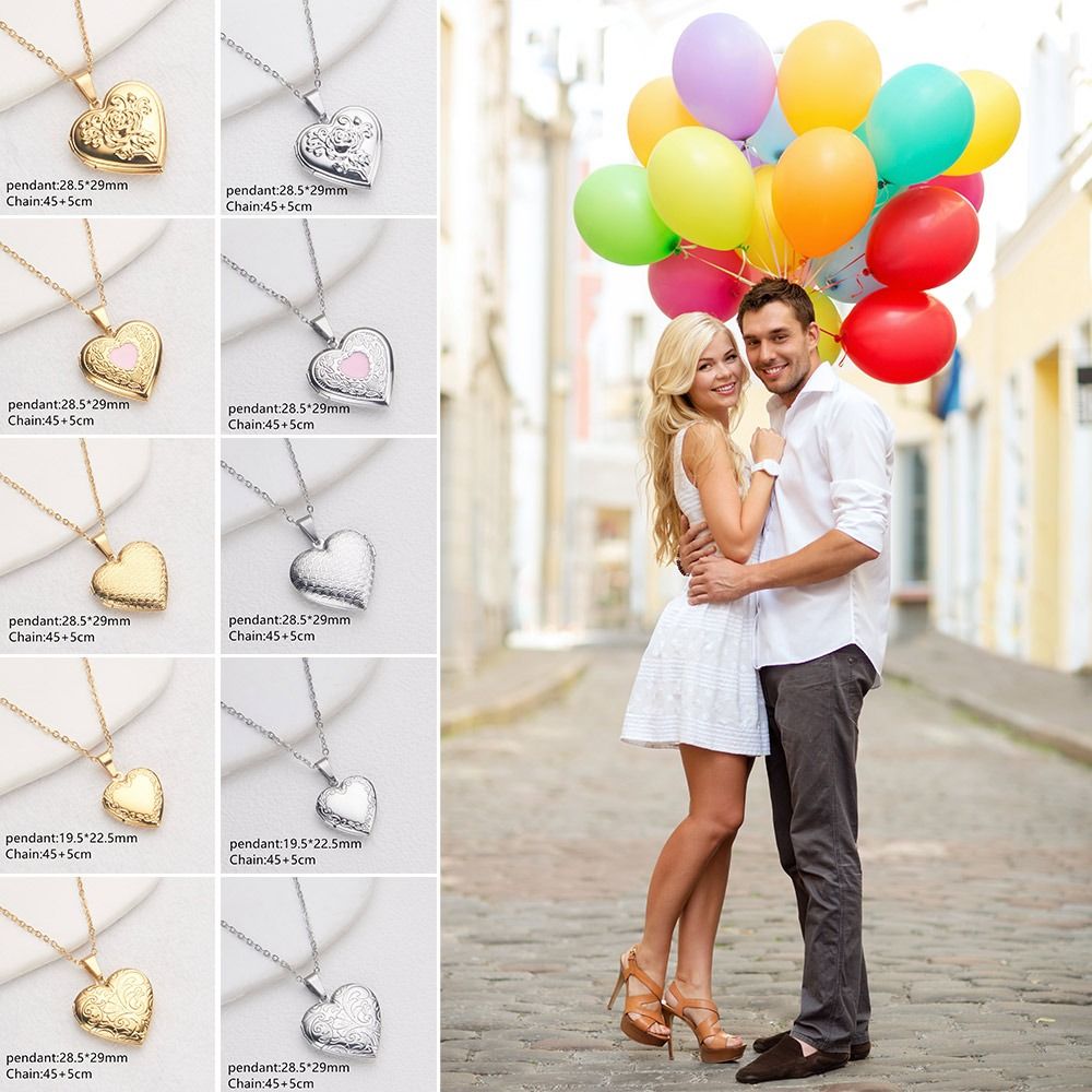 Ожерелье «сделай сам», медальо – обзор и цена Heart Locket Necklace Photo