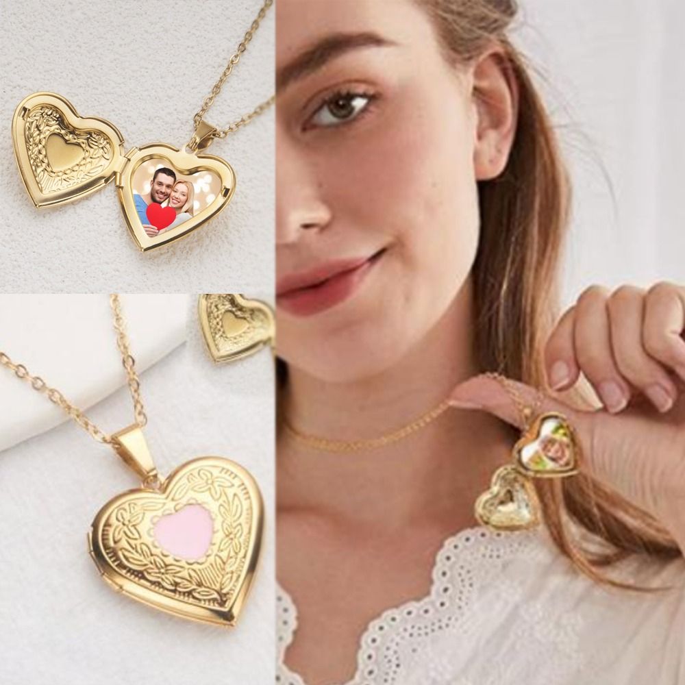 Ожерелье «сделай сам», медальо – обзор и цена Heart Locket Necklace Photo
